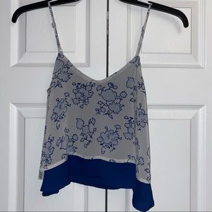 Floral Patterned Tank Top